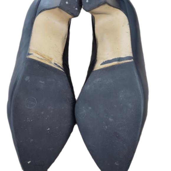 ⭐vintage black leather french shoes size 5 ⭐ - Picture 5 of 10